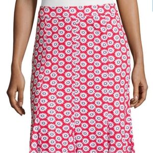 ☀️TORY Burch JADA Floral Summer PRINT GODET Skirt, SMALL